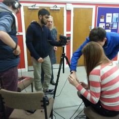 Training to video interviews, Broomhall Centre. 2014 | Photo: OUR Broomhall