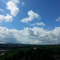 Sky from Hanover Roof. 2014 | Photo: Our Broomhall