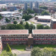 Waitrose Supermarket in the background. 2014 | Photo: Our Broomhall