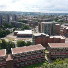 Site of the old Ward's brewery (centre right). 2014 | Photo: Our Broomhall