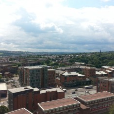 Site of the old Ward's brewery (centre right). 2014 | Photo: Our Broomhall