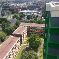 Waitrose supermarket in the background. 2014 | Photo: Our Broomhall