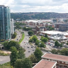 The Ecclesall Road Roundabout. 2014 | Photo: Our Broomhall