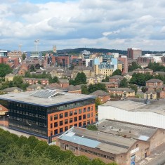 Kings Court. Springfield Estate in the background. 2014 | Photo: Our Broomhall