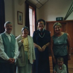 Christine McCluskey, unknown, Cath Brown, unknown. 13 October 2001 | Photo: Audrey Russell