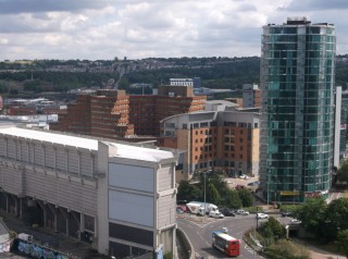 Michael Road area taken from the Hanover Flats roof. August 2014 | Photo: Our Broomhall