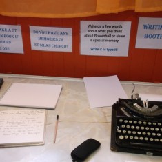 Writing Booth. March 2014 | Photo: Our Broomhall