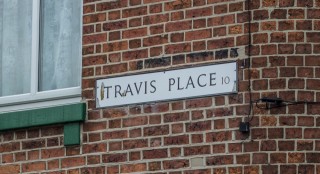 Street Sign for Travis Place. 2015 | Photo: Mark Sheridan