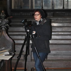 Filming in St Silas church. April 2014 | Photo: Our Broomhall