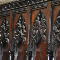 St Silas Building Recording day - Altar Screen. April 2014 | Photo: Our Broomhall