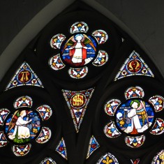 St Silas Building Recording day - Altar Window. April 2014 | Photo: Our Broomhall