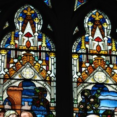 St Silas Building Recording day - Altar Window. April 2014 | Photo: Our Broomhall