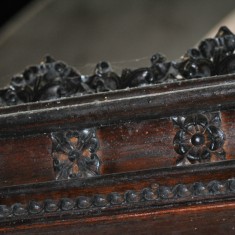 St Silas Building Recording day – choir stall carved by Arthur Hayball. April 2014 | Photo: Our Broomhall