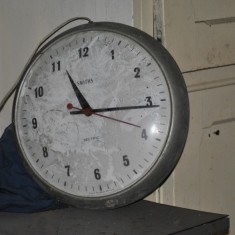 St Silas Building Recording day – clock. April 2014 | Photo: Our Broomhall