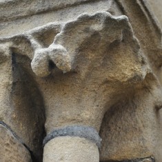 St Silas Building Recording day – eroded pillar. April 2014 | Photo: Our Broomhall