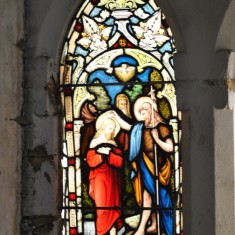 St Silas Building Recording day – memorial window. April 2014 | Photo: Our Broomhall