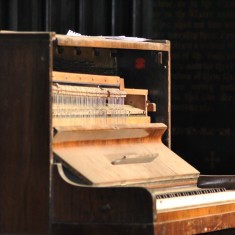 St Silas Building Recording day – organ. April 2014 | Photo: Our Broomhall