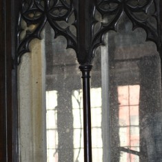 St Silas Building Recording day - screen carved by Arthur Hayball. April 2014 | Photo: Our Broomhall