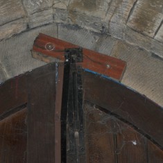 St Silas Building Recording day – top of door. April 2014 | Photo: Our Broomhall