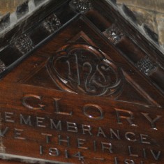 St Silas Building Recording day – war memorial detail. April 2014 | Photo: Our Broomhall