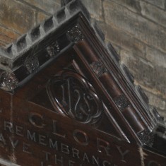 St Silas Building Recording day – war memorial detail. April 2014 | Photo: Our Broomhall