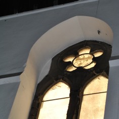 St Silas Building Recording day – window. April 2014 | Photo: Our Broomhall