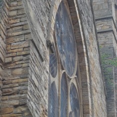 St Silas Building Recording day – window. April 2014 | Photo: Our Broomhall