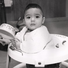 Baby at the Broomhall Centre. 1992 | Photo: Broomhall Centre