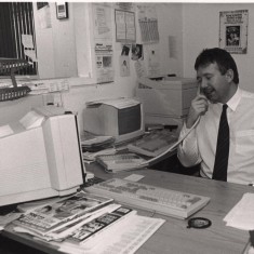 Employee in Broomhall. 1992 | Photo: Broomhall Centre