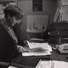 Employee in Broomhall. 1992 | Photo: Broomhall Centre