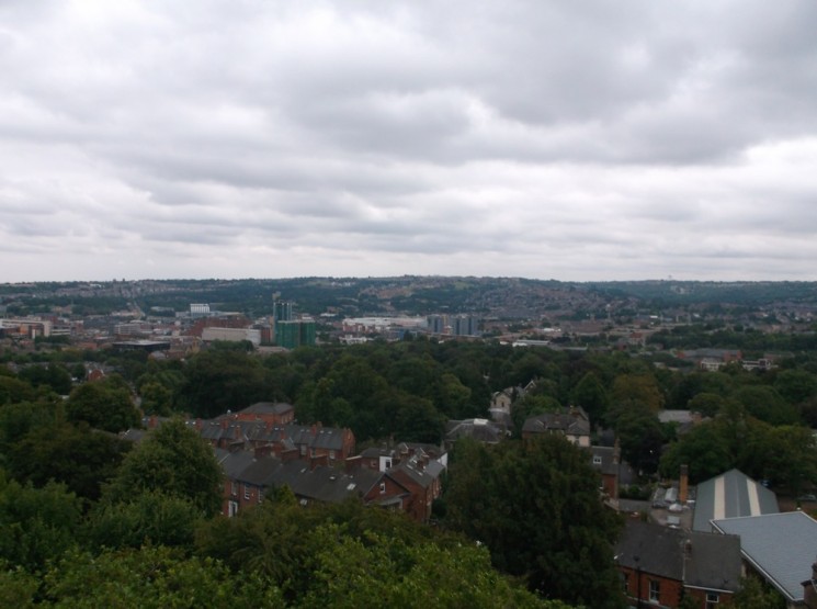 Broomhall from St Mark's Church spire. August 2014 | Photo: Our Broomhall