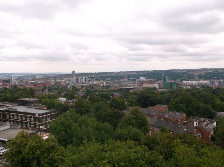 Broomhall from St Mark's Church spire. August 2014 | Photo: Our Broomhall