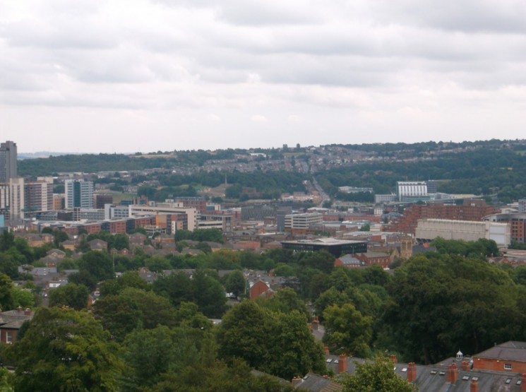 Broomhall from St Mark's Church spire. August 2014 | Photo: Our Broomhall