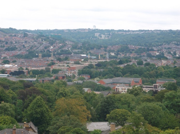 Broomhall from St Mark's Church spire. August 2014 | Photo: Our Broomhall