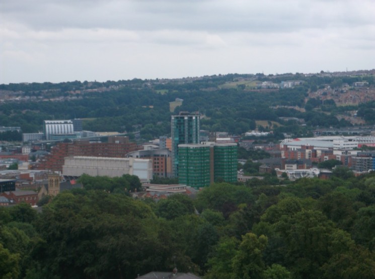 Broomhall from St Mark's Church spire. August 2014 | Photo: Our Broomhall