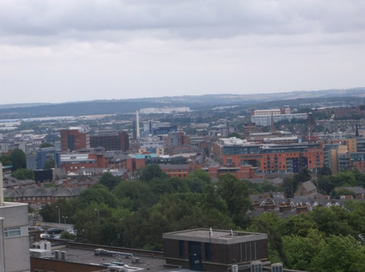 Broomhall from St Mark's Church spire. August 2014 | Photo: Our Broomhall