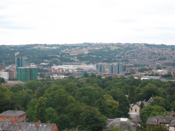 Broomhall from St Mark's Church spire. August 2014 | Photo: Our Broomhall