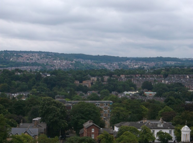 Broomhall from St Mark's Church spire. August 2014 | Photo: Our Broomhall