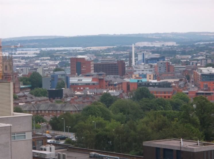 Broomhall from St Mark's Church spire. August 2014 | Photo: Our Broomhall