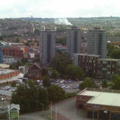 Landsdown Flats from Hanover Tower. 2014 | Photo: Our Broomhall