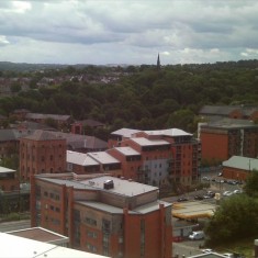 Ecclesall Road from Hanover Tower. 2014 | Photo: Our Broomhall