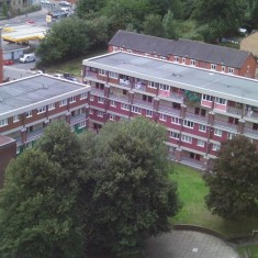 Hanover Estate from Hanover Tower. 2014 | Photo: Our Broomhall