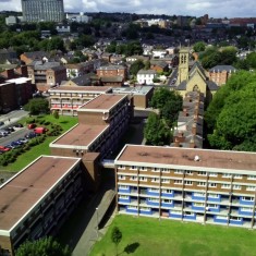 Hanover Estate from Hanover Tower. 2014 | Photo: Our Broomhall