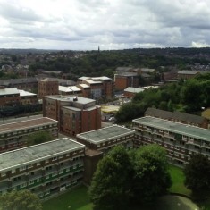 Ecclesall Road from Hanover Tower. 2014 | Photo: Our Broomhall