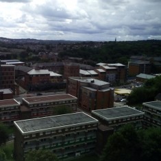 Ecclesall Road from Hanover Tower. 2014 | Photo: Our Broomhall