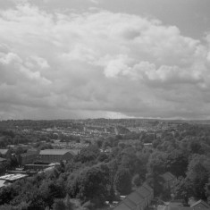 Ecclesall Road and Broomhall Park from the Hanover Flats roof. August 2014 | Photo: Jepoy Sotomayor