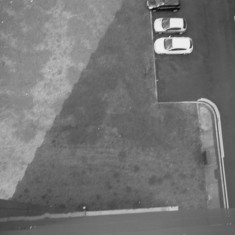 View down from the Hanover Flats roof. August 2014 | Photo: Jepoy Sotomayor