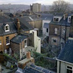 Filey St backs from Brunswick St roof. 1982 | Photo: Adrian Wynn