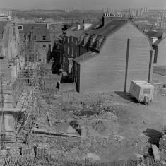 Cleared corner of Havelock St and Havelock Sq. 1982 | Photo: Adrian Wynn