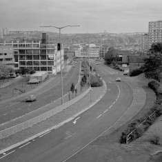 Aerial view of Hanover Way, 1982. | Photo: Adrian Wynn